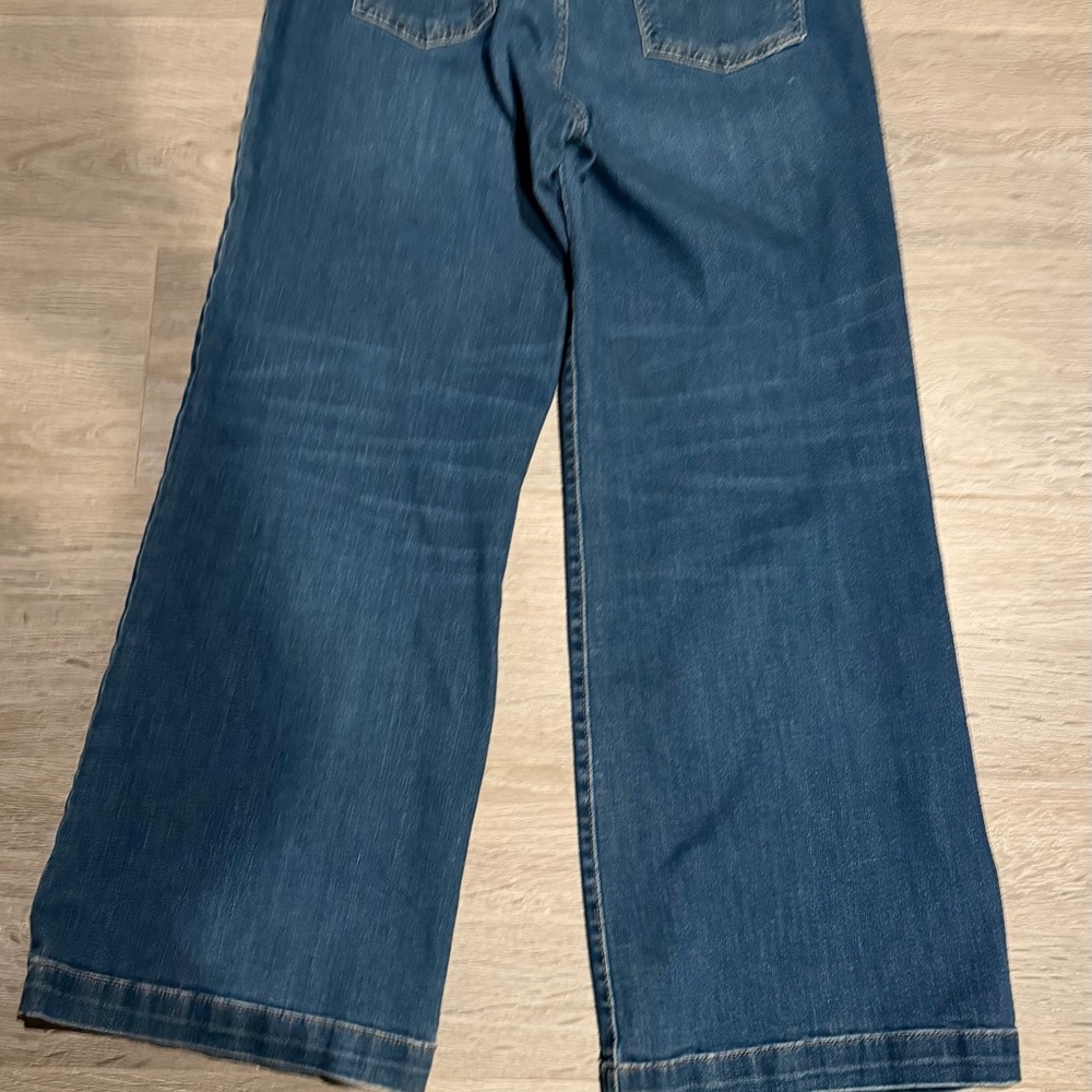 Kut from the Kloth Women's wide Leg Jeans in Blue